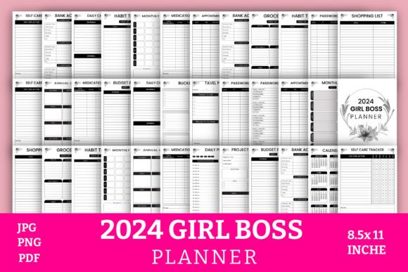 A Guide to the 2024 Girl Planner-KDP Interiors Graphic
