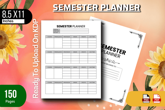 Boost Productivity with a Semester Planner