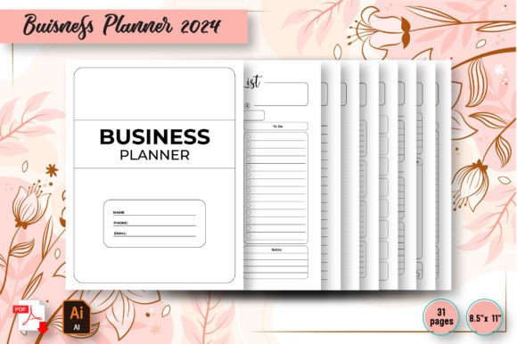 Business Planner 2024: A Tailored Interior for KDP Publishers