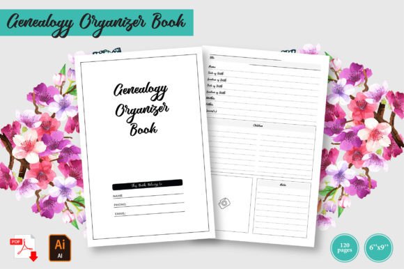 Genealogy Organizer Book: A KDP Interior for Your Business