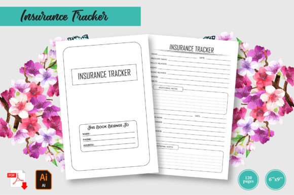 Insurance Tracker - KDP Interiors: Enhance Your Publishing Business