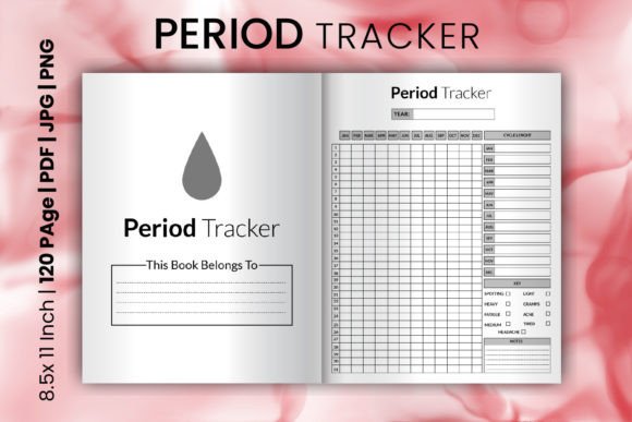 Integrating the Period Tracker KDP Interior Graphic into Your Publishing Workflow