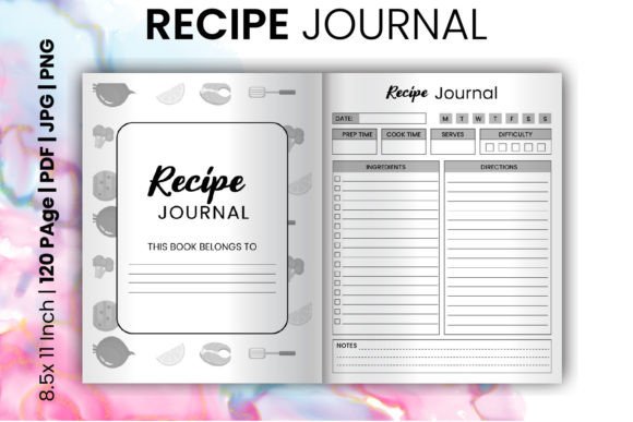 Recipe Journal-KDP Interiors: Streamlining Content Creation for Your Publishing Business