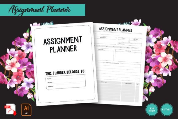 The Assignment Planner – KDP Interior: A Foundation for Organized Productivity
