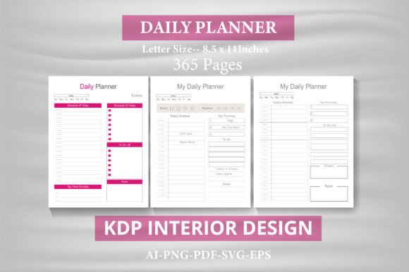 The Essential Guide to KDP Daily Planner Interiors: Your Key to Professional Design and Sales Success