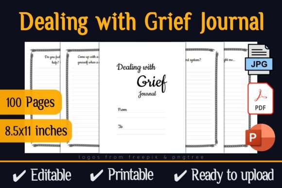 The Practical Guide to the Dealing with Grief Planner KDP Interiors