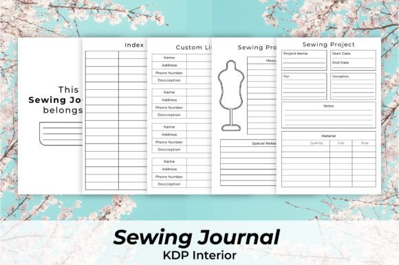 The Sewing Planner Journal for KDP Interiors: A Complete Asset for Your Publishing Workflow