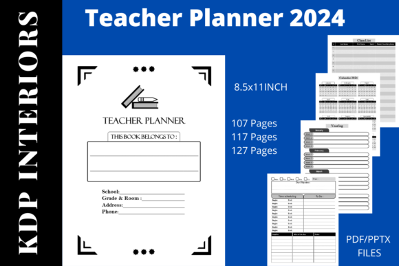 The Teacher Planner 2024 KDP-Interiors: Your Blueprint for an Organized and Successful School Year