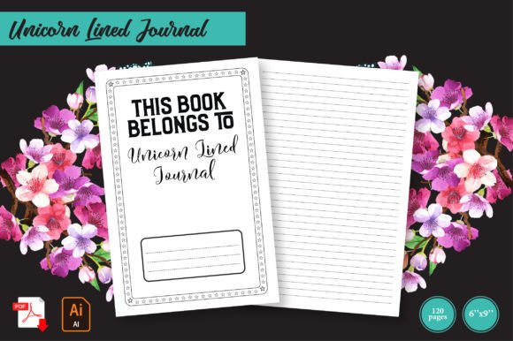 Unicorn Lined Journal: Your KDP Interior Solution