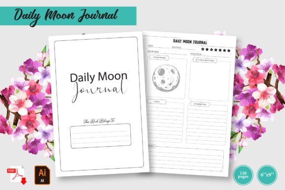 Unlocking Creativity and Growth with the Daily Moon Journal – KDP Interior